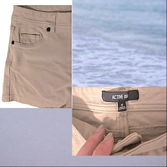 Stretch Khaki Shorts - Picture 3 of 3